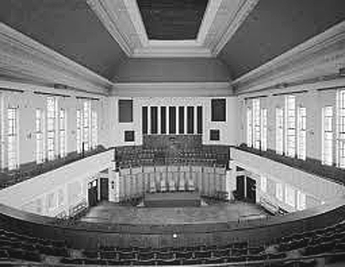 Archway Methodist Hall internal view