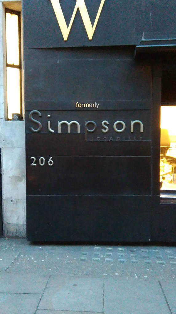 Simpsons exterior signage