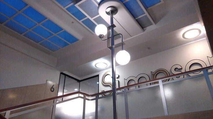 Simpsons stairs and skylights