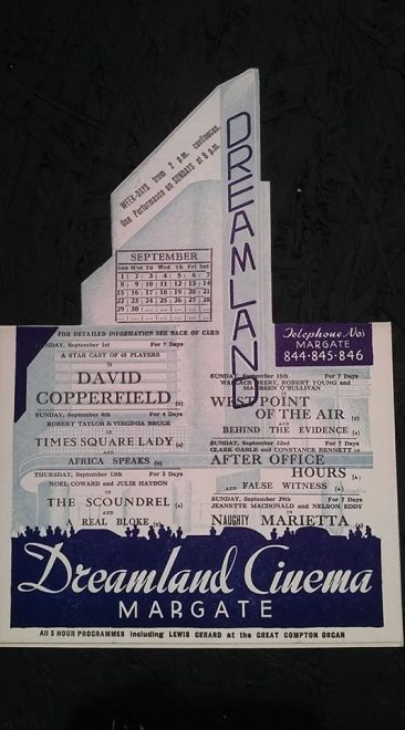 Dreamland programme 1935