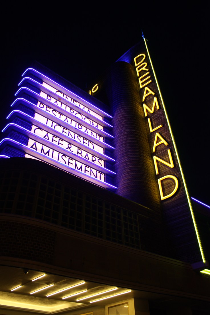 Dreamland cinema at night